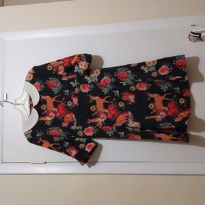 Vintage Unique Woodland Creatures Dress, size L